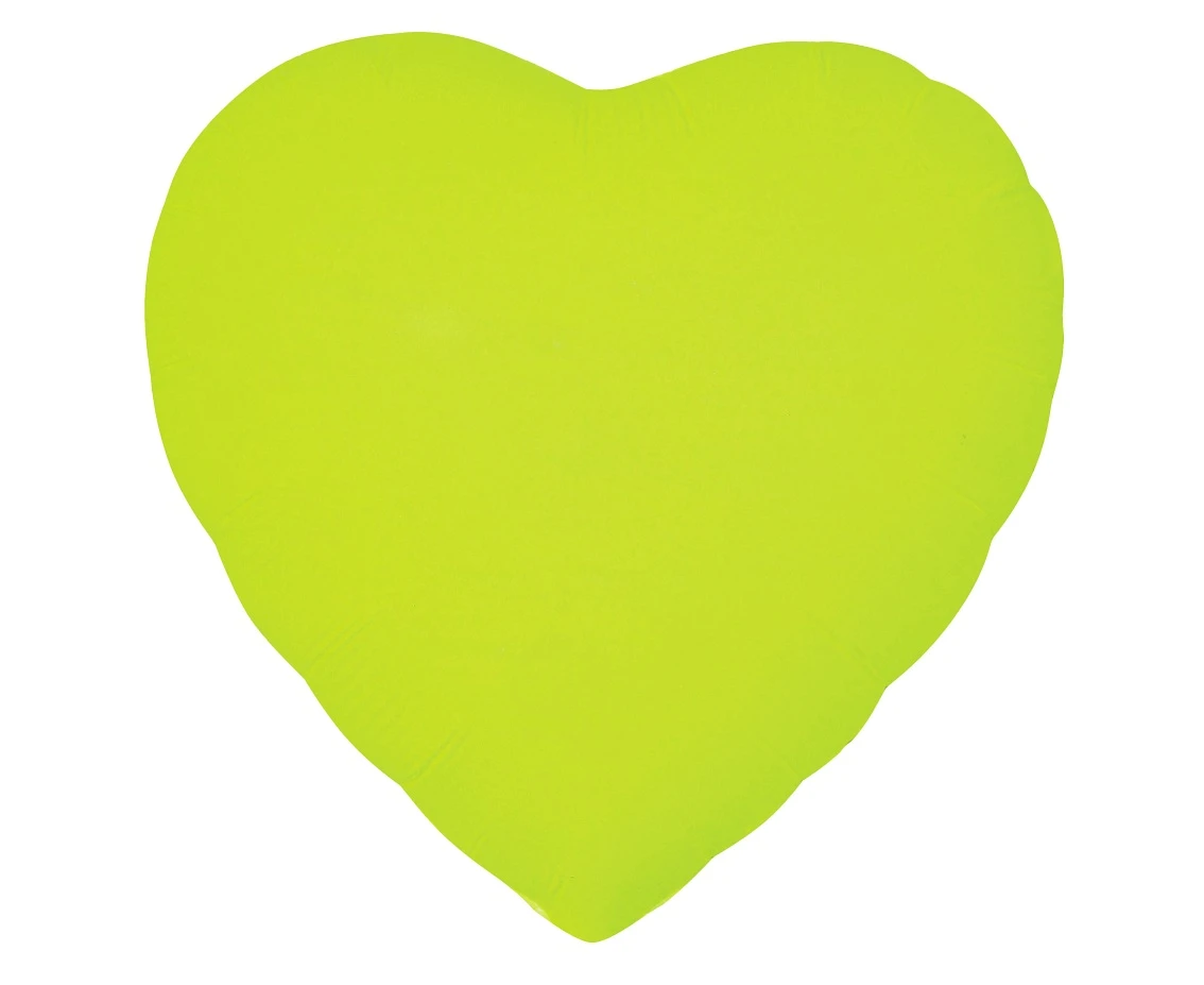 Foil balloon Heart 18“ neon yellow