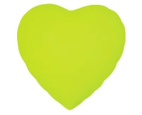 Foil balloon Heart 18“ neon yellow