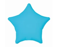Foil balloon Star 19“ neon blue