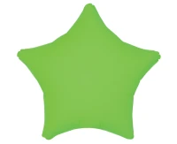 Foil balloon Star 19“ neon green