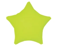 Foil balloon Star 19“ neon yellow