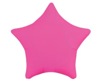 Foil balloon Star 19“ neon fushia