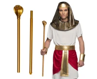 Snake sceptre 2-piece gold (90cm)