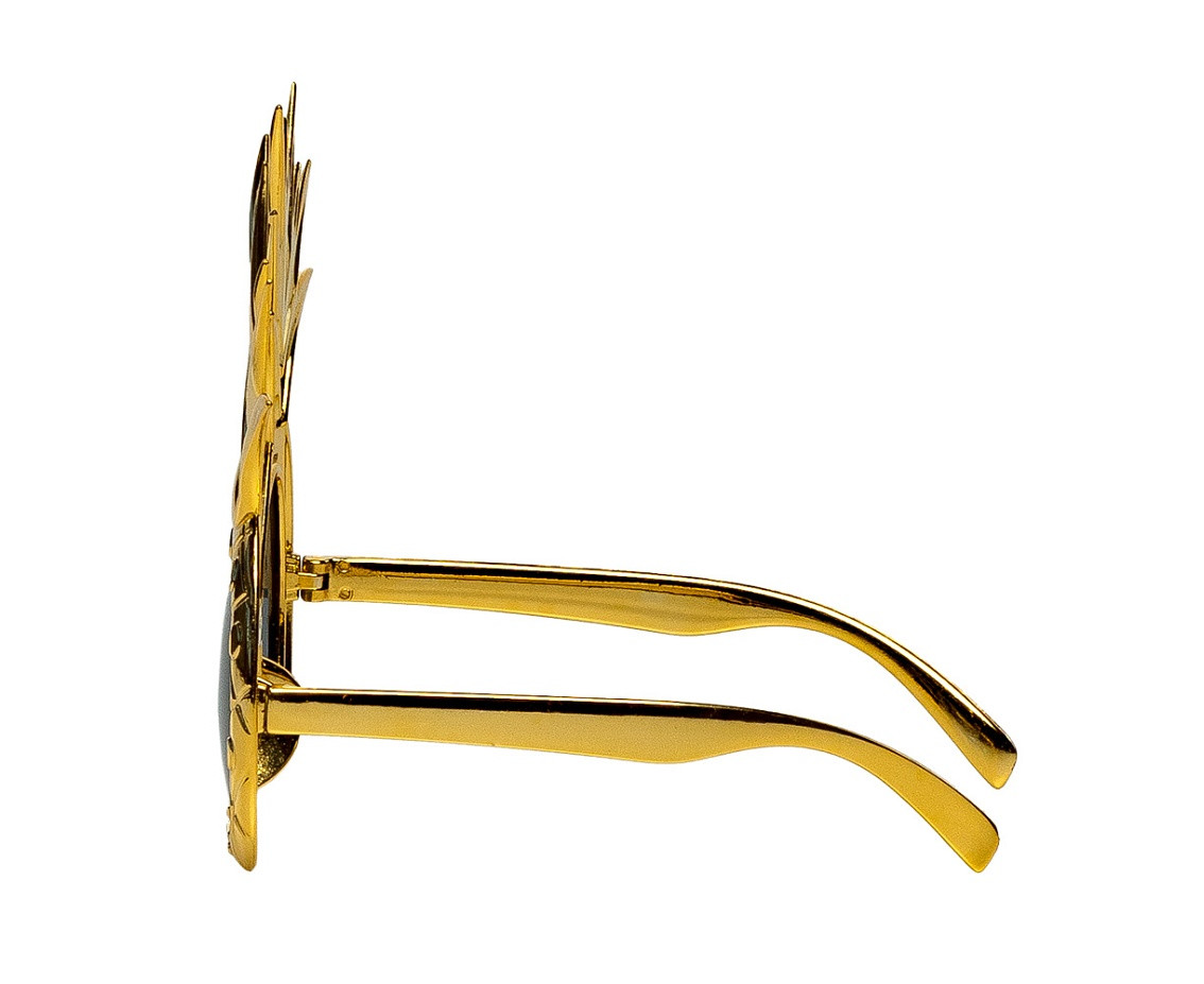Party glasses Pineapple gold