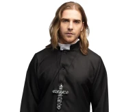 Necklace Priest cross silver