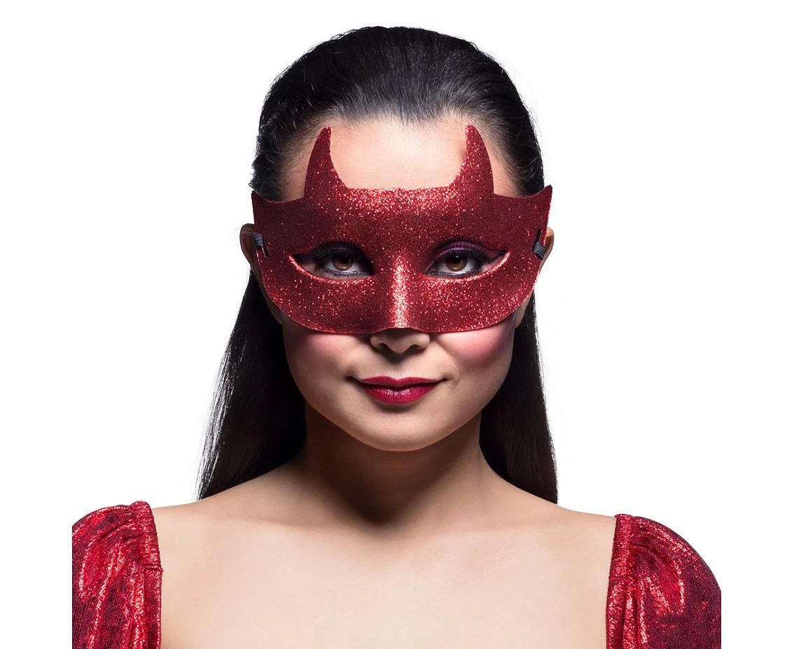 Eye mask Devil glitter