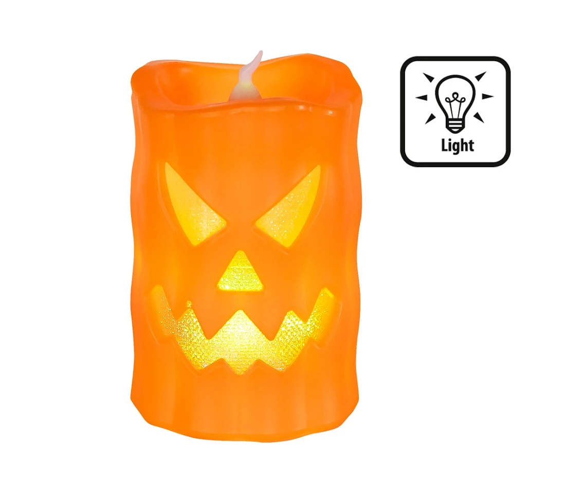 LED candle Pumpkin (10x6 cm)