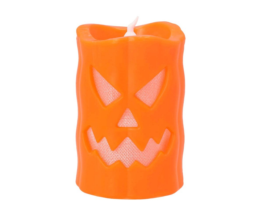 LED candle Pumpkin (10x6 cm)