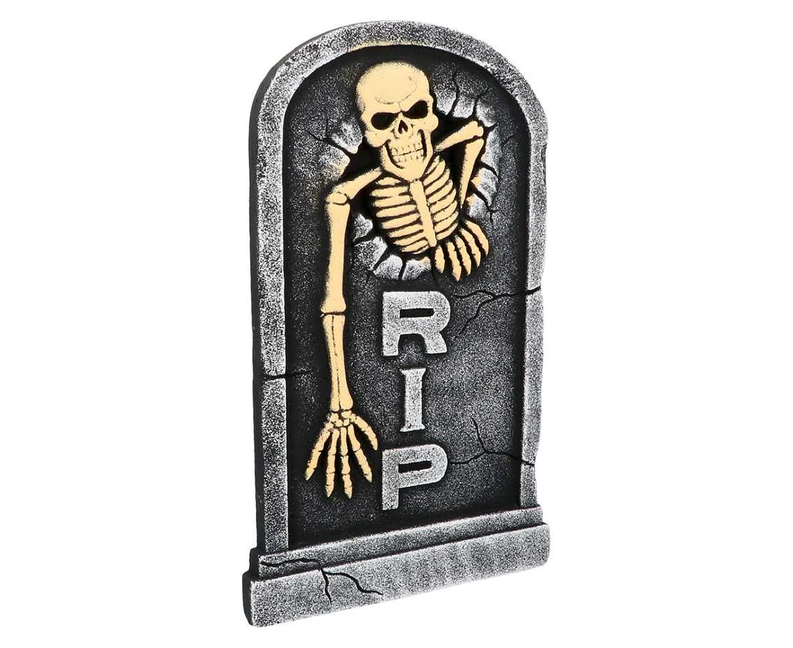 Tombstone Skull "RIP" (56x33 cm)