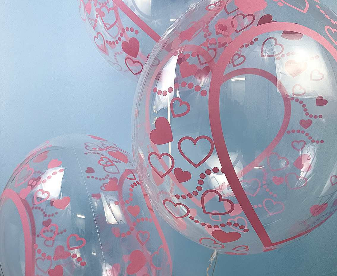 Takara Bubble Balloon - Hearts, 555 mm/ 10 pcs. EOL