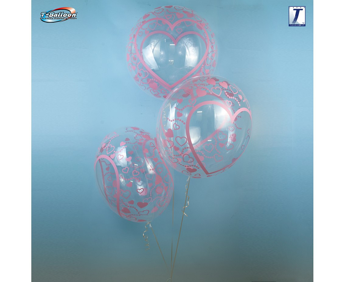 Takara Bubble Balloon - Hearts, 555 mm/ 10 pcs. EOL