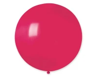 Balloons Gemar 19", pastel raspberry red balloons, 48 cm, 25pcs