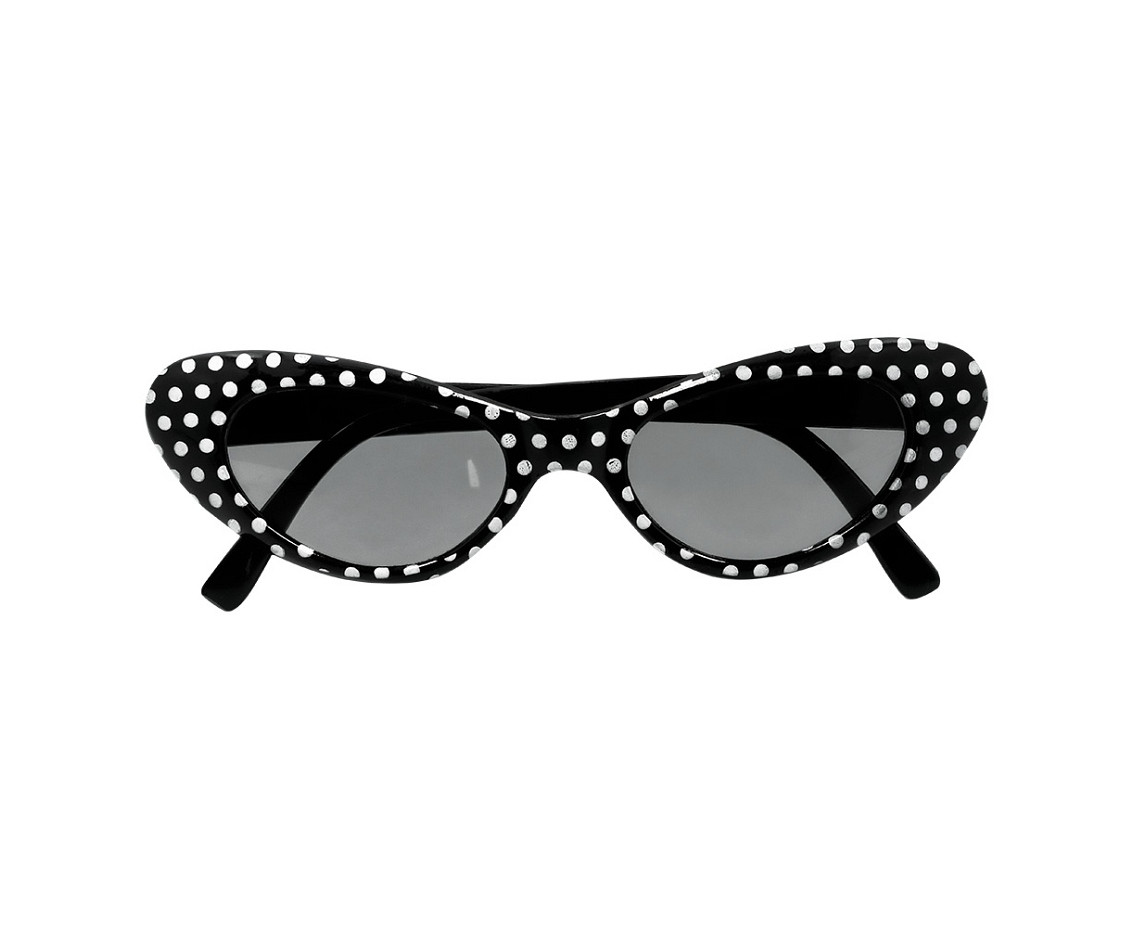 Set 50's (scarf, party glasses, necklace, bracelet)