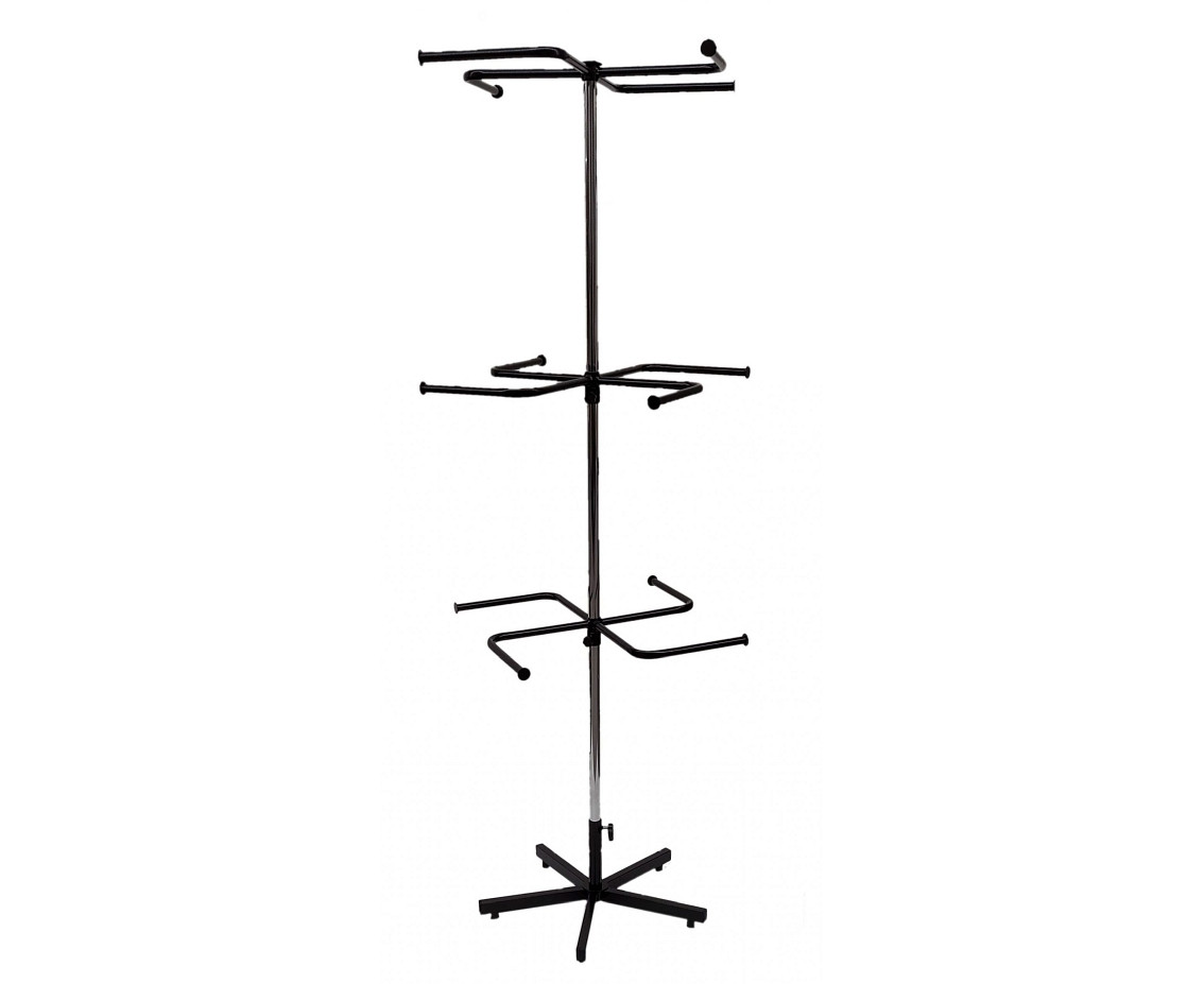 Paper bag rotary rack, 4 levels