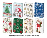 POLMAK Paper bags Christmas mix, 1 pc