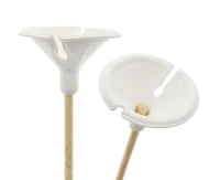 Sticks and cups, paper and bamboo, 100 pcs.