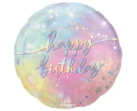 Foil balloon 18" CIR - Luminous Birthday EOL