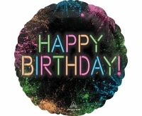 Let''s Glow Crazy foil balloon, 46 cm EOL