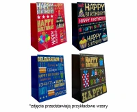 Decorative gift bag A5 Happy Birthday, 18x23x10cm, 1 pc