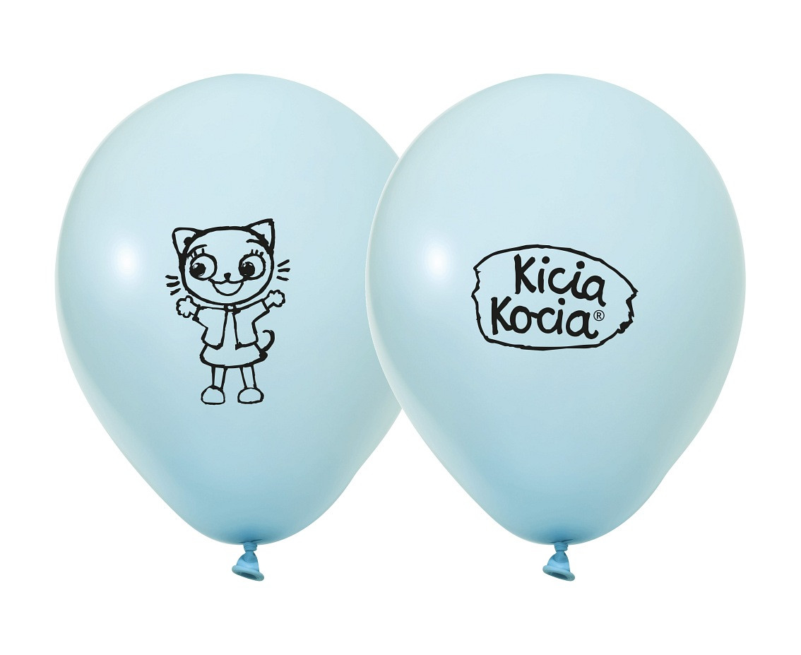 Balloons Gemar 12", pastel kicia kocia balloons, 5pcs
