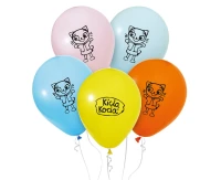 Balloons Gemar 12", pastel kicia kocia balloons, 5pcs