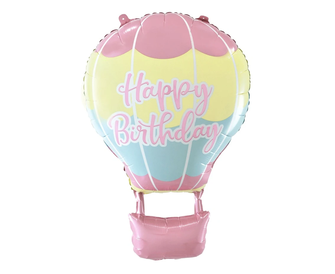 Foil balloon, Balloon Happy Birthday, 40x60 cm