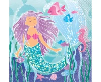 Paper napkins “Mermaid” (mermaid), 16 pcs.