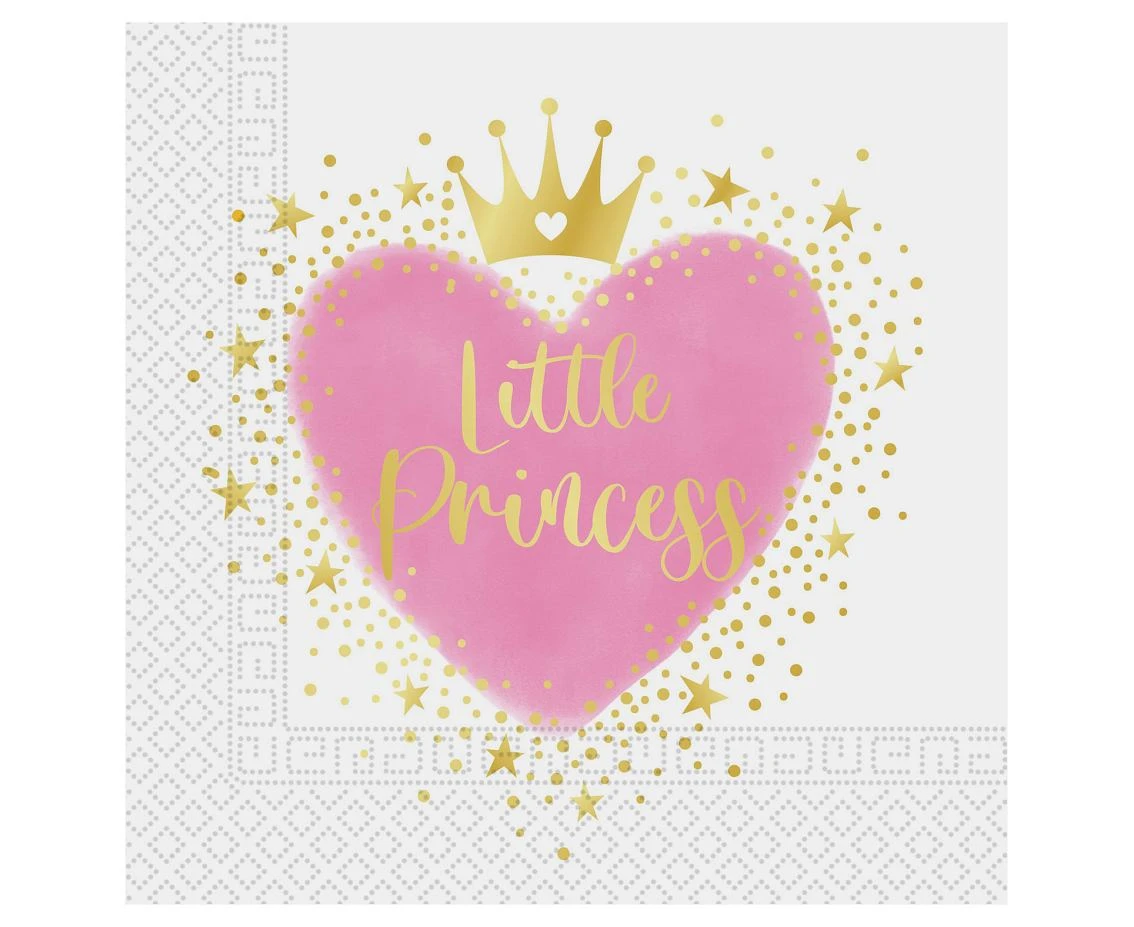 Paper napkins My little Princess FSC, 33x33 cm, 20 pcs.