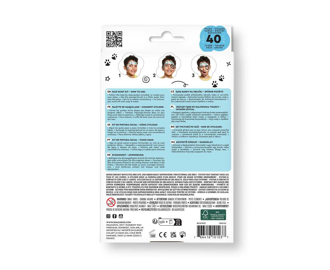 SN Face paints BOYS 1180103