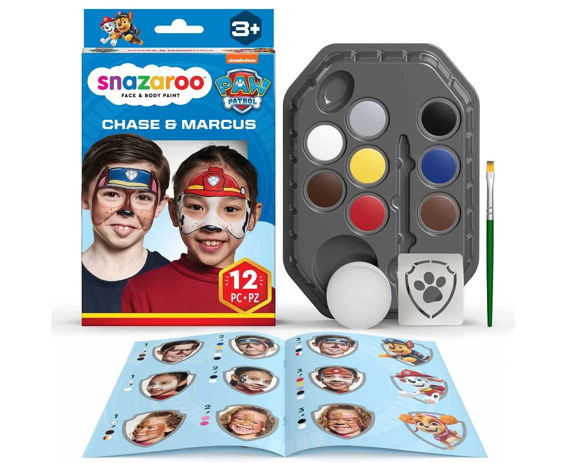 SN Face paints set  PAW PATROL CHASE & MARSHALL 172199