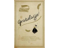 Congratulations card, 13x20,5 cm