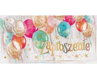 General invitation, Balloons, 17x8,5 cm, 10 pcs.