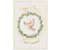 Greeting card A5 CARD ENVELOPE BAPTISM PIGEON, 1 pc.
