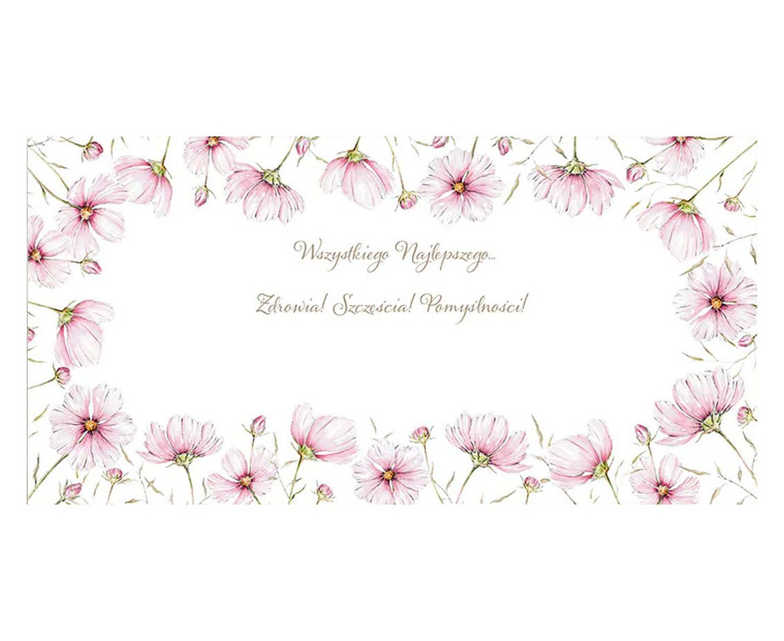 Greeting Card Card KW COSMOSY , 1 pc.