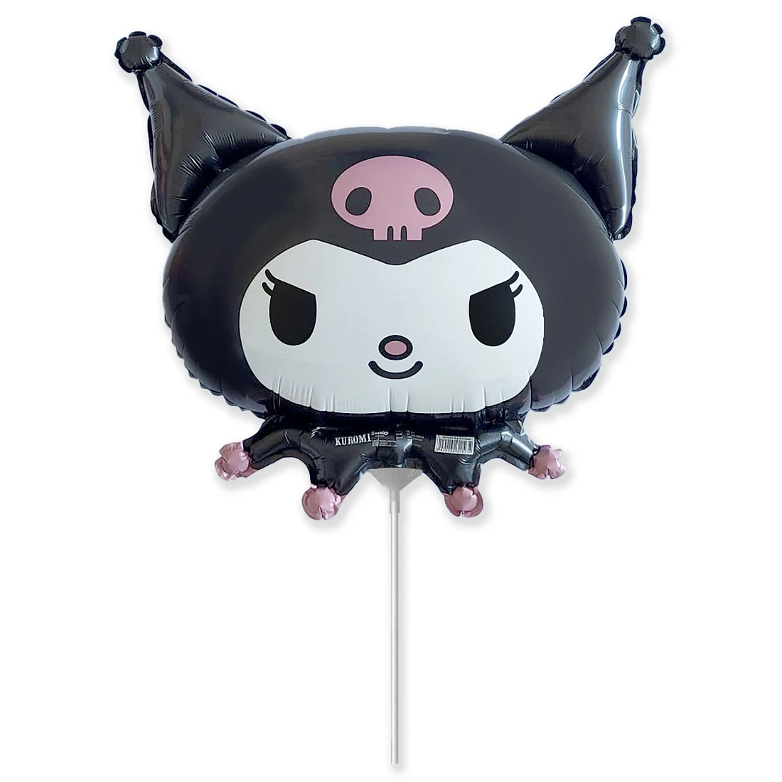 Foil balloon 14" FX - Kuromi,  unpacked (flat)