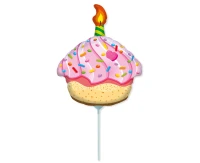 Foil balloon 14" FX - Muffin,  unpacked (flat)