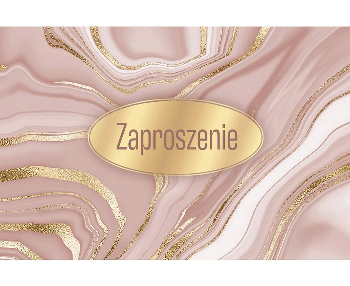 POLMAK Invitation Z 160x95 General, Graphic - Women''s, Youth, Gold, 10 pcs.