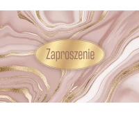 POLMAK Invitation Z 160x95 General, Graphic - Women''s, Youth, Gold, 10 pcs.