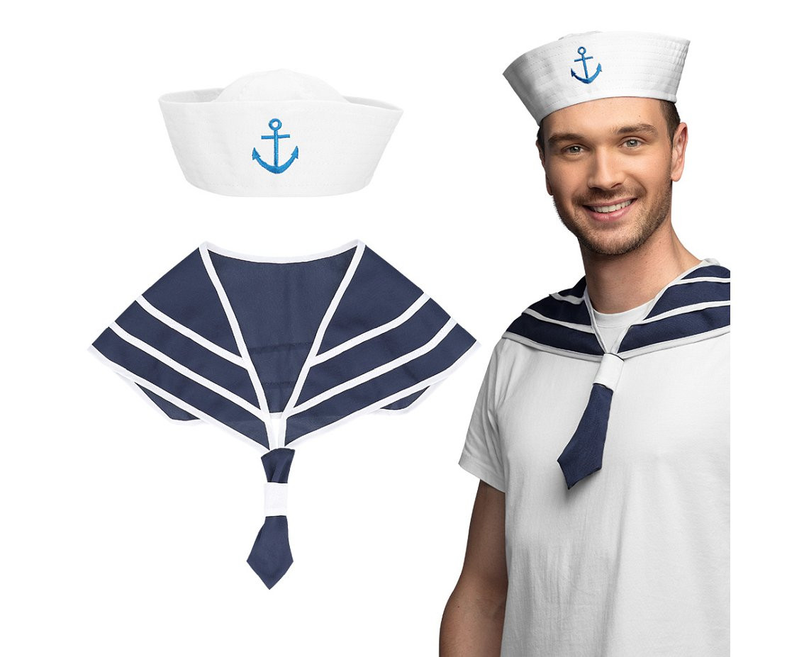 Set Navy (cap, collar)