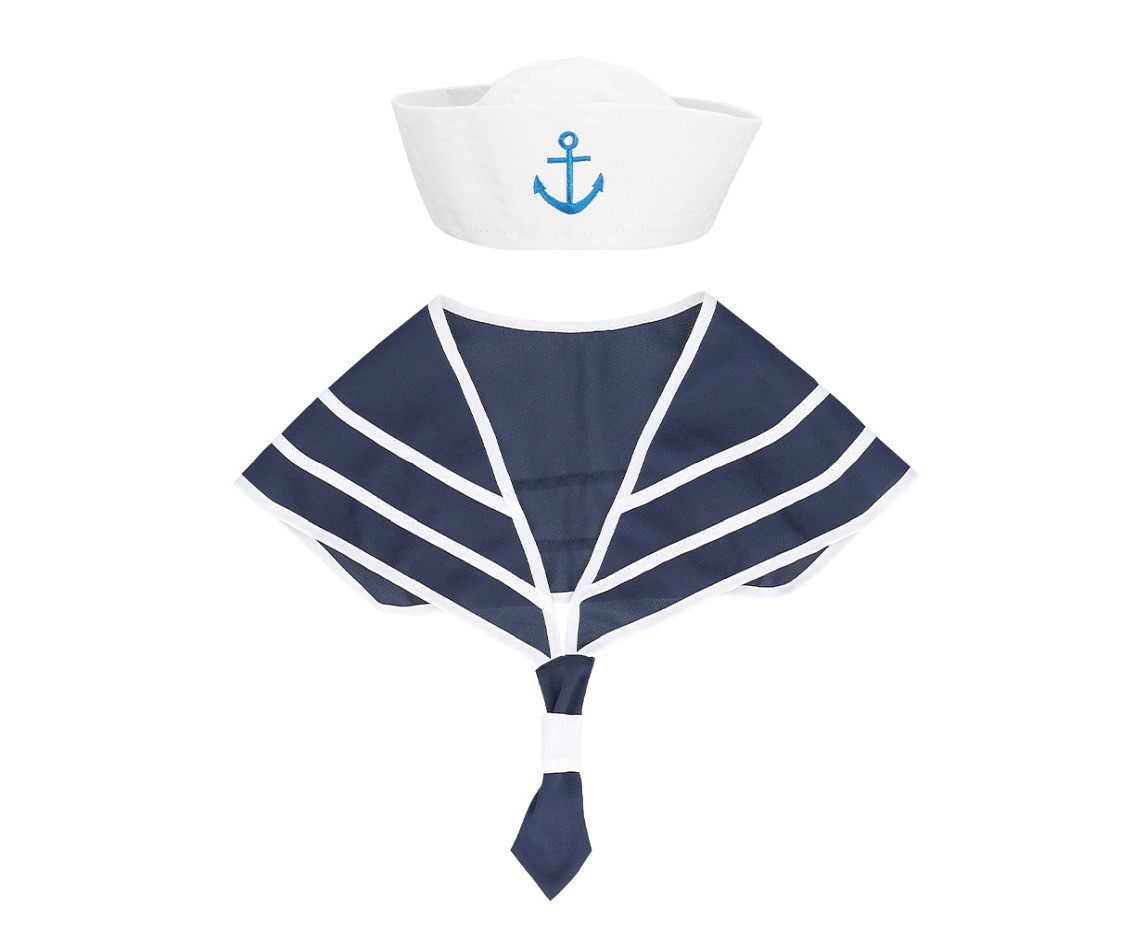 Set Navy (cap, collar)