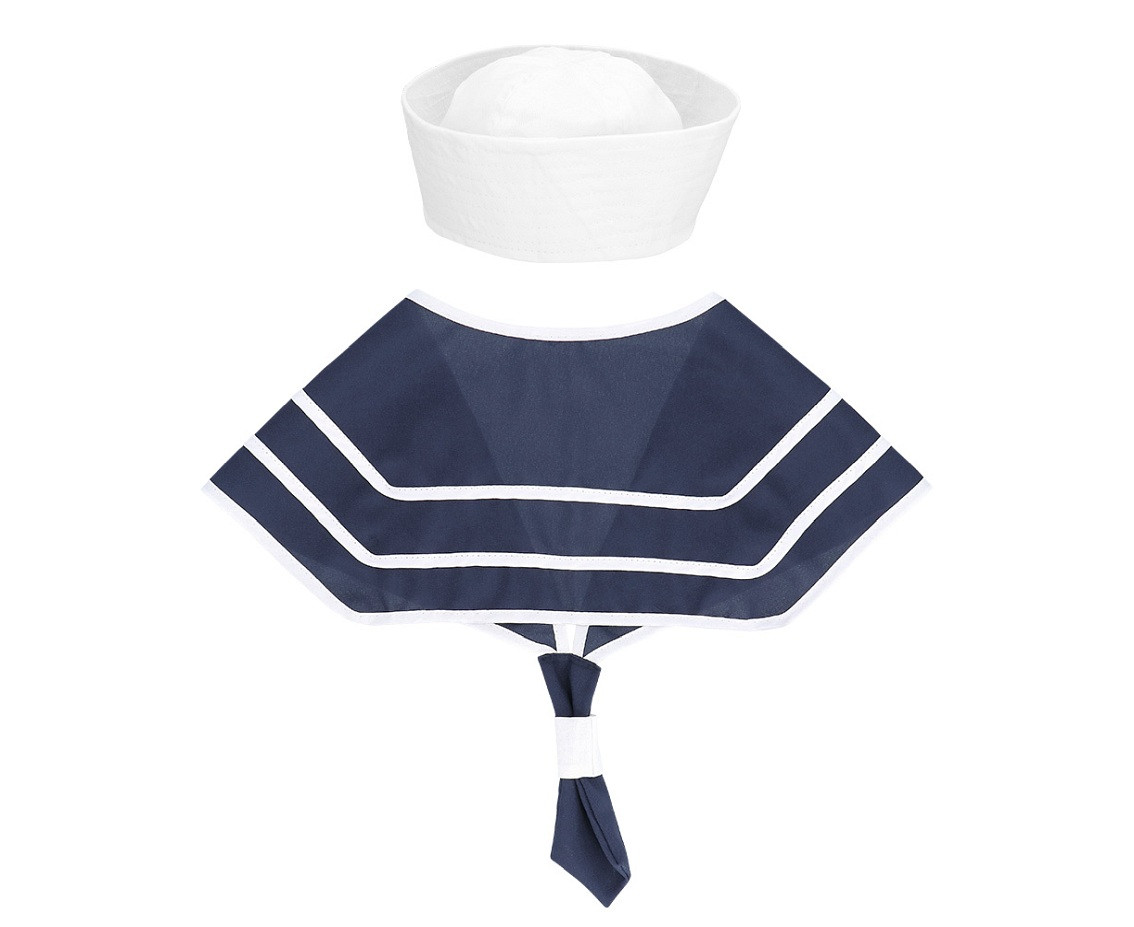 Set Navy (cap, collar)