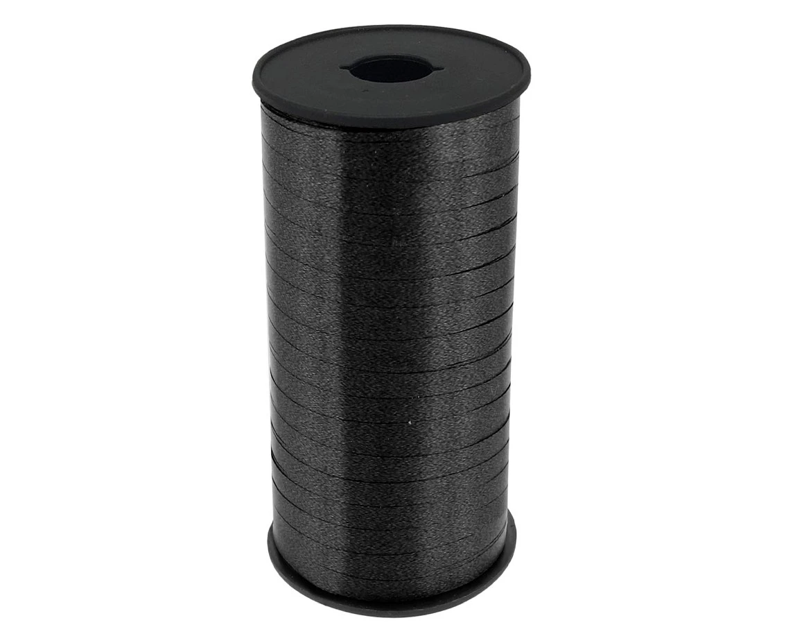 Luster ribbon, black, 100y (92 m) EOL