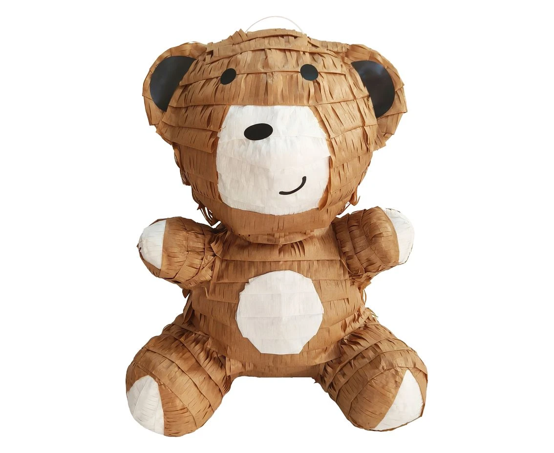Teddy bear pinata, size 35x24x44 cm