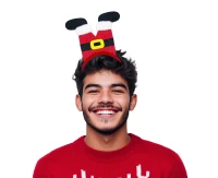 Headband, Santa Claus legs