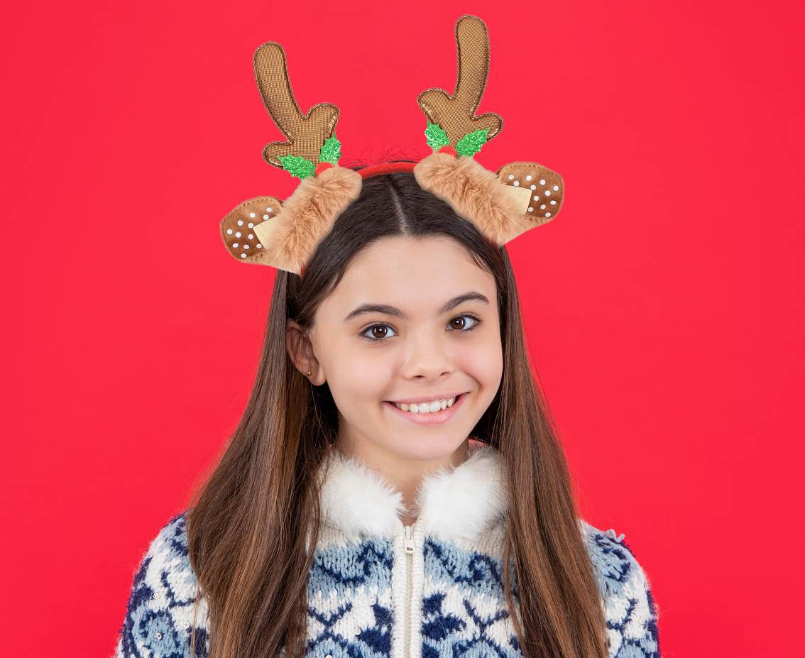 Roe-deer headband, brown