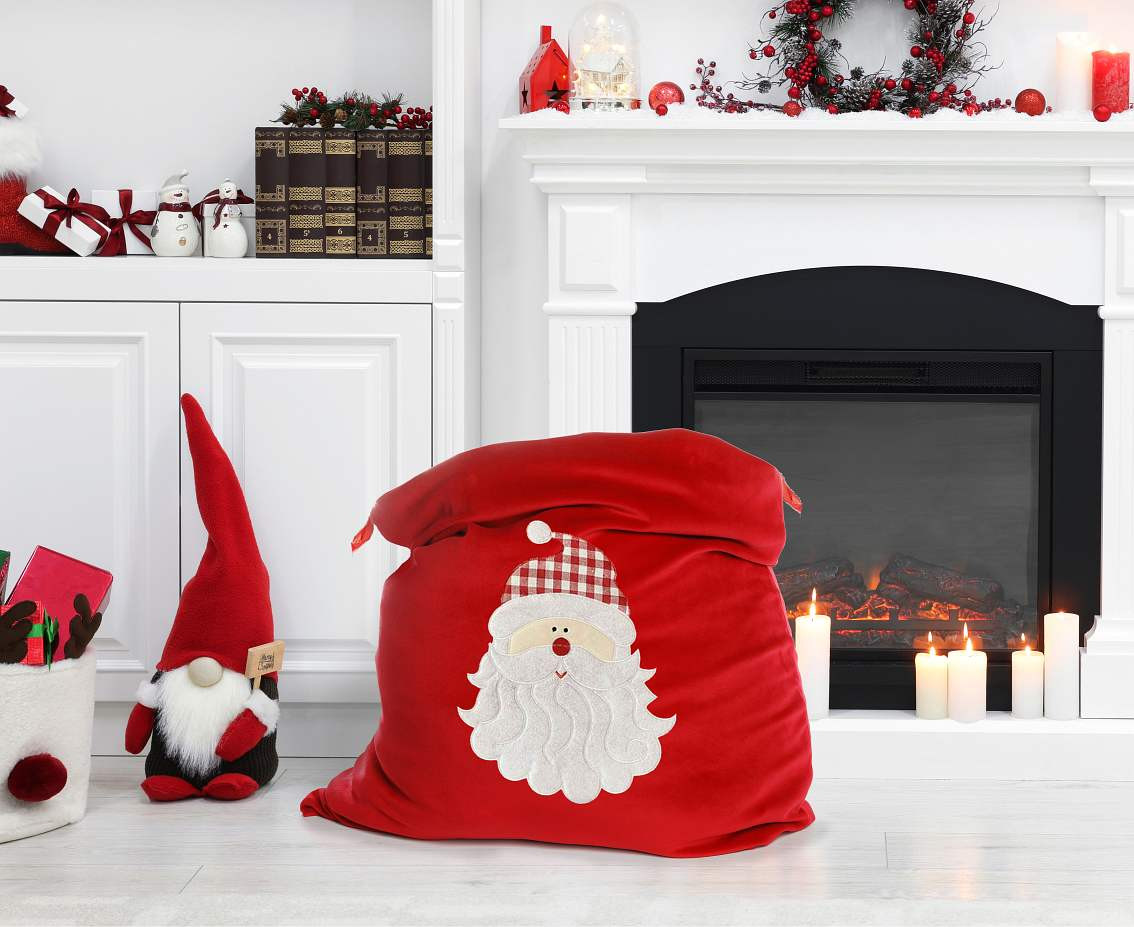 Santa gift bag, 50x70 cm