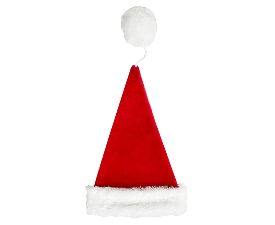 Santa hat, plush, 31x41 cm