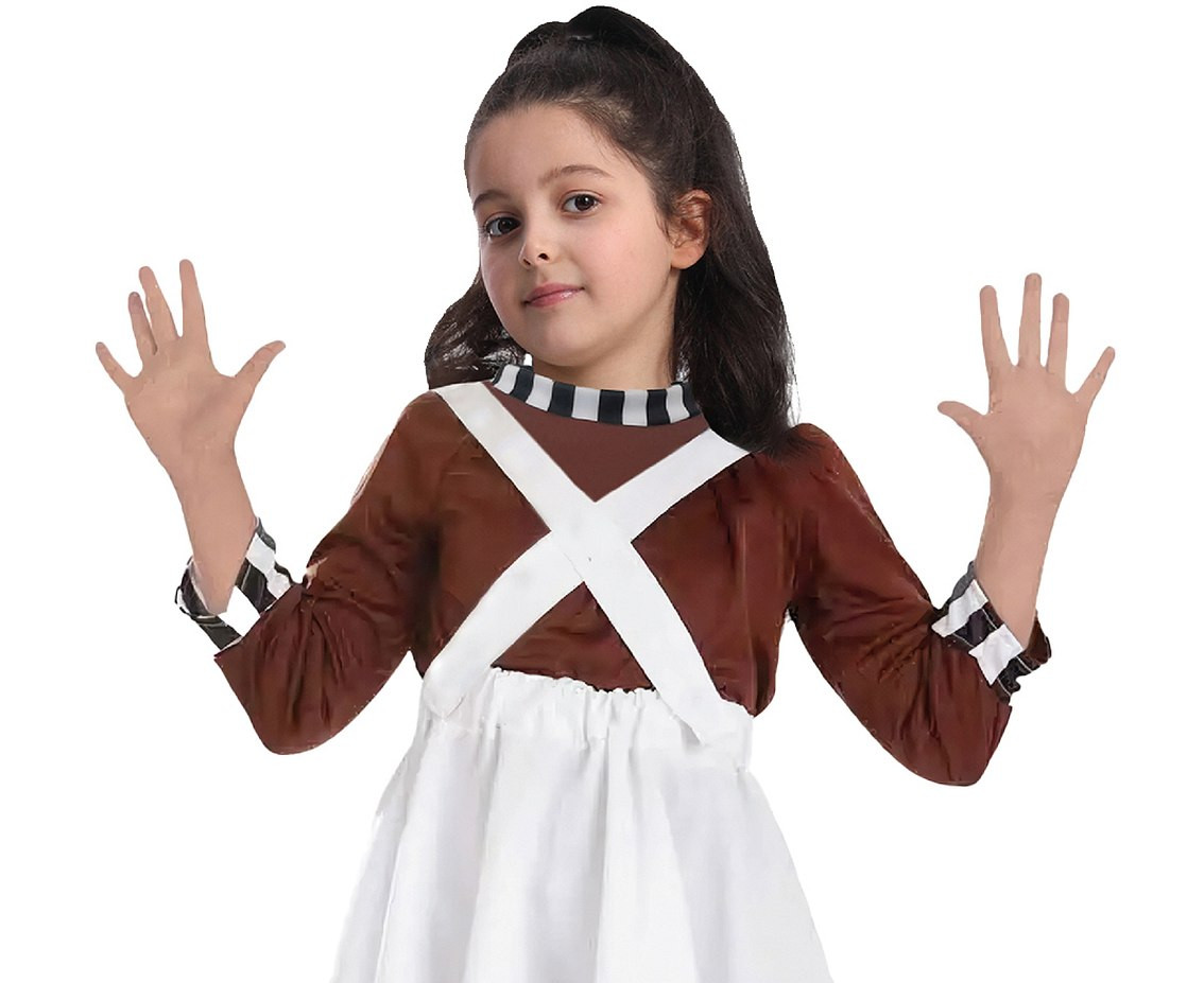 Role play-set for kids Crazy Girl (dress, socks) size 110/120 cm