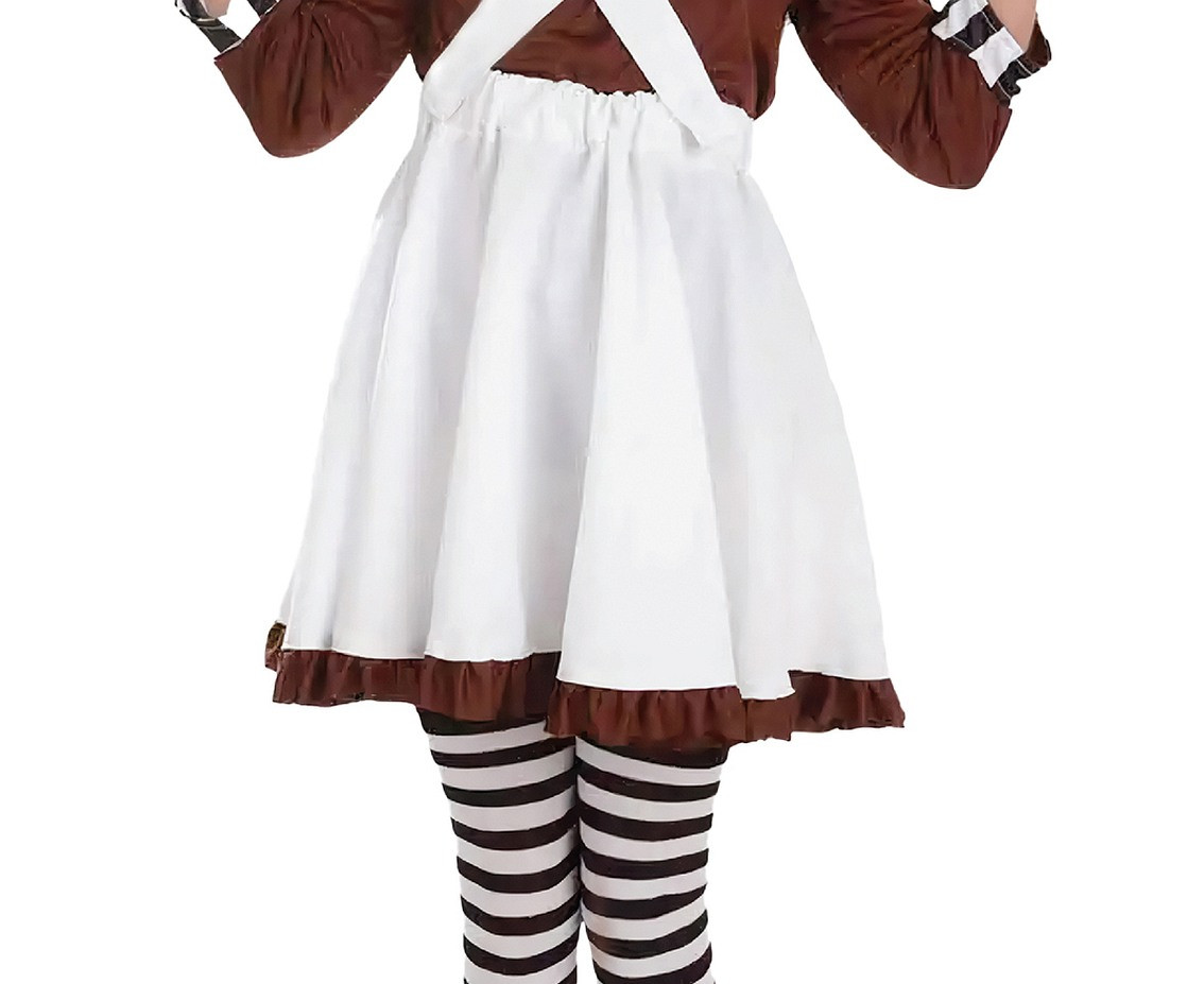 Role play-set for kids Crazy Girl (dress, socks) size 110/120 cm