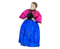 Role play-set for kids Princess pink and blue (dress, capelet) size 110/120 cm
